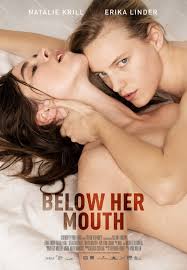 below-her-mouth
