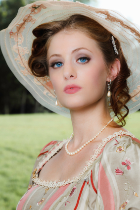 Victorian tea party portrait