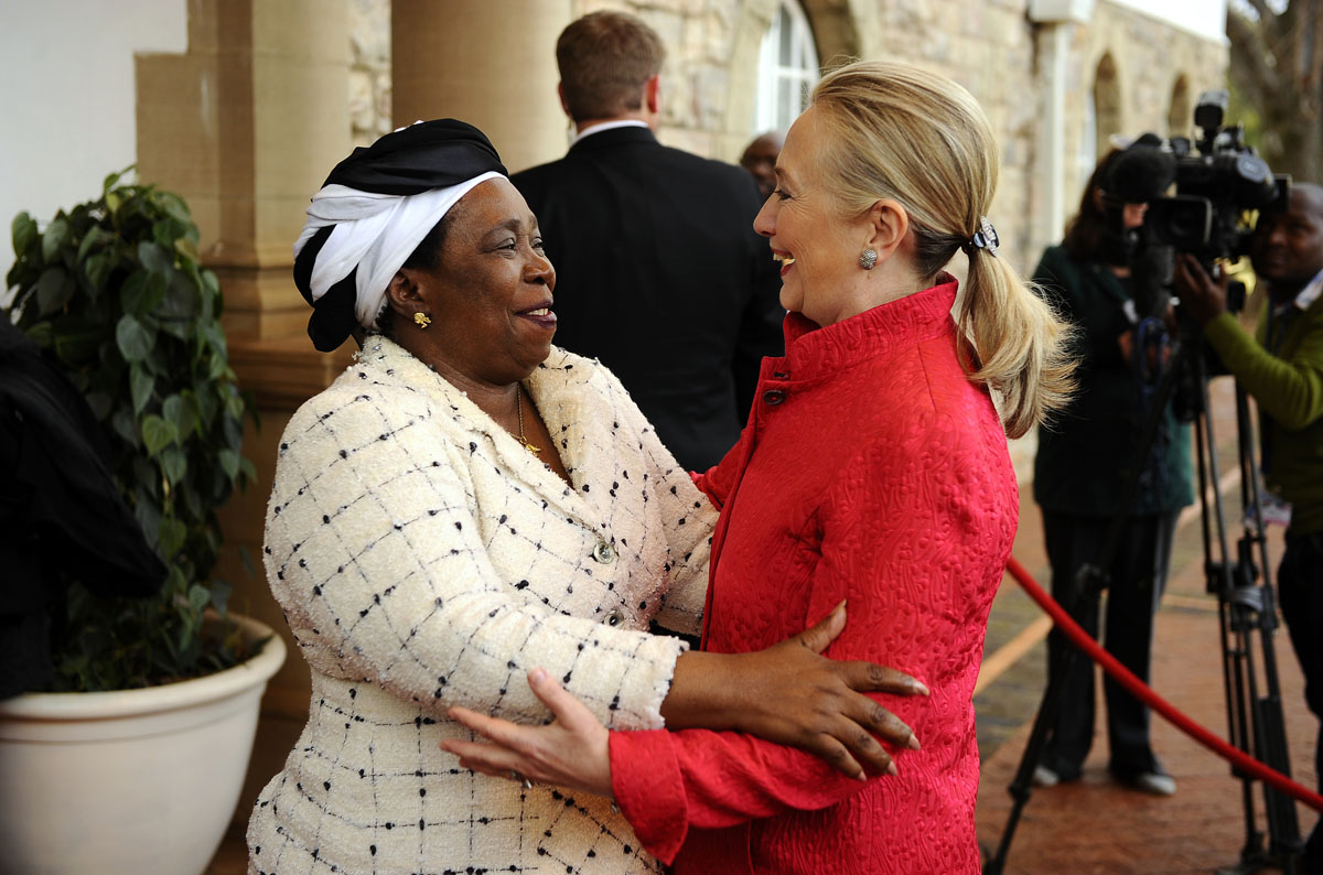 The newly elected chairperson of the Afr