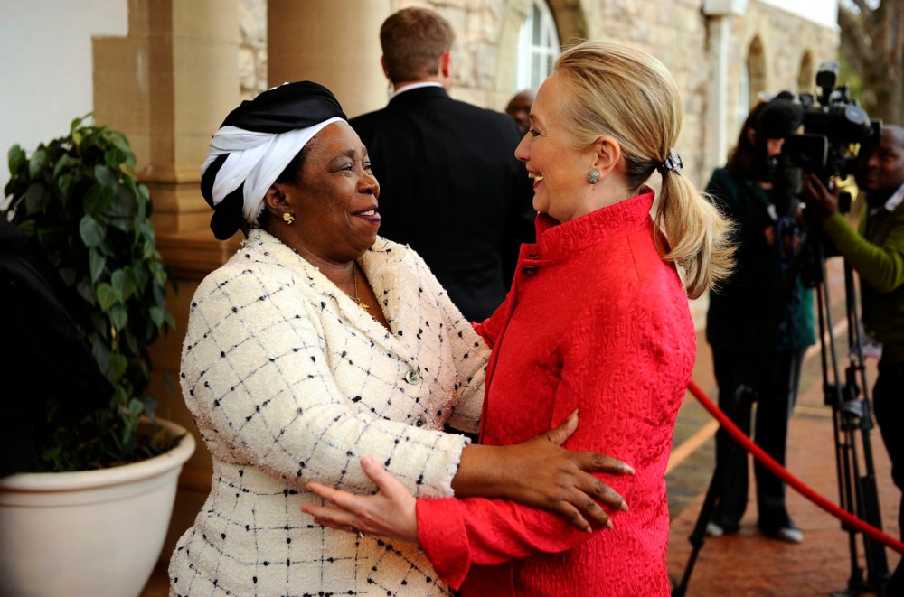 The newly elected chairperson of the Afr