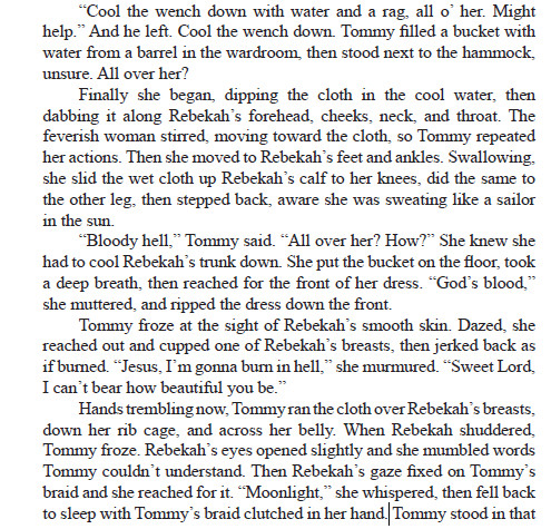 Tommy washing Rebekah