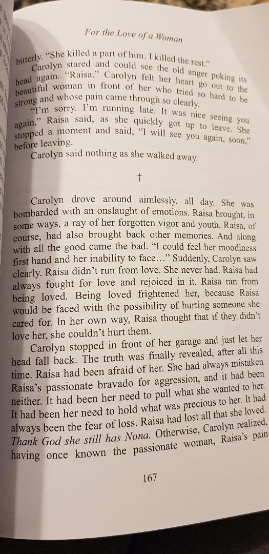 For the love of a woman by S Anne Gardner excerpt from book