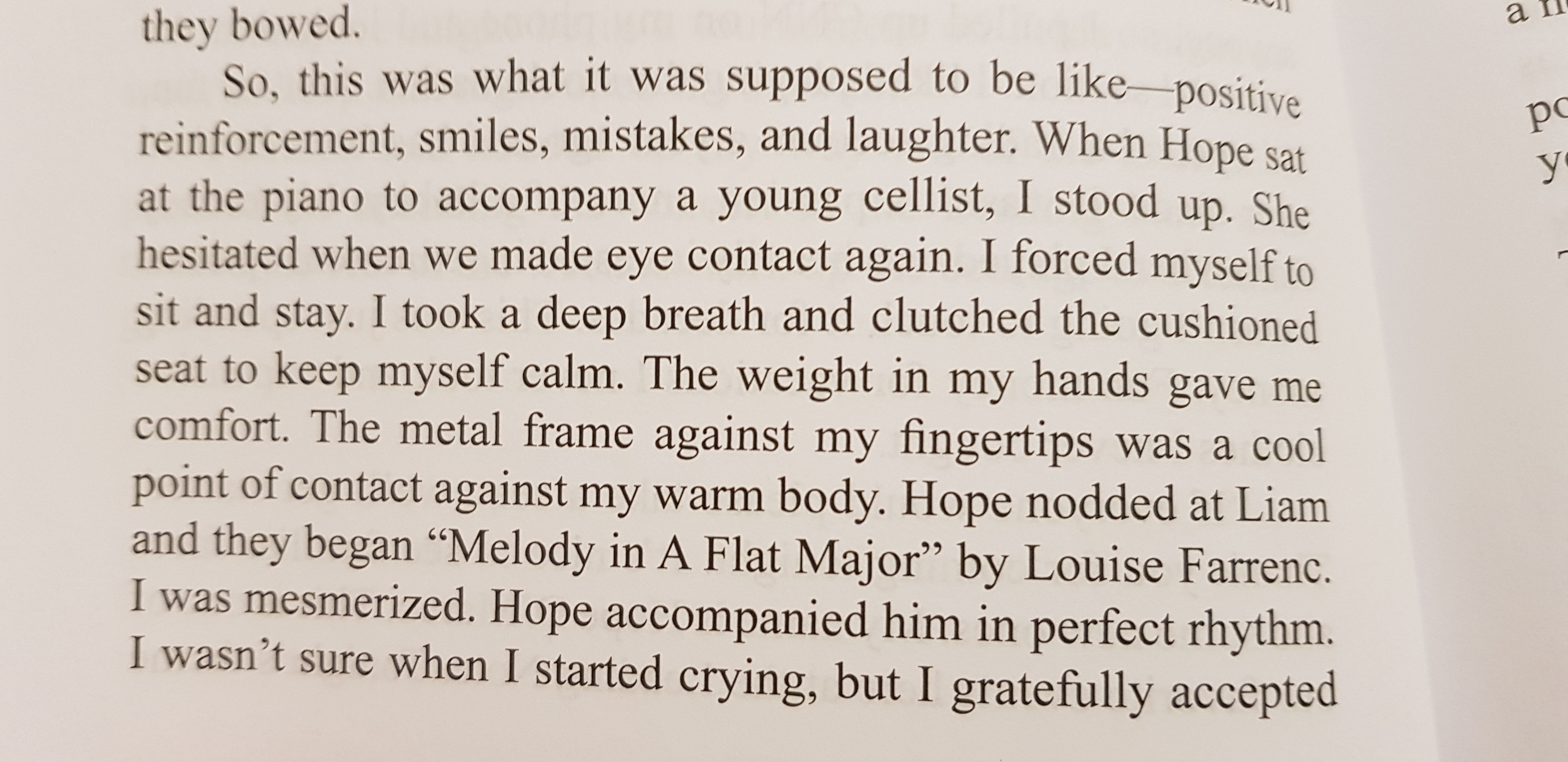 Listen by Kris Bryant Lilly is mesmerized by Hope playing the piano