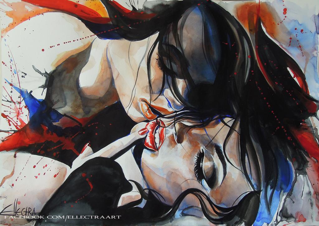 watercolor_nude_drawung_by__ellectra__lesbian_kiss_by_dnellectra_d7sjqnp-fullview