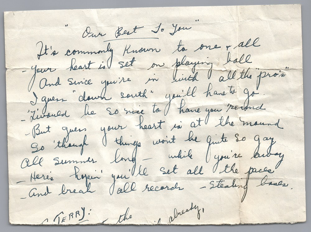 a secret love terry and pat love letters